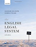 Book The English Legal System free