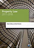 Book Property Law 2017-2018 (Legal Practice Course Manuals) free