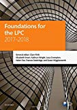 Book Foundations for the LPC 2017-2018 (Legal Practice Course Manuals) free