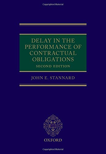 Book Delay in the Performance of Contractual Obligations free