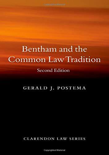 Book Bentham and the Common Law Tradition (Clarendon Law Series) free