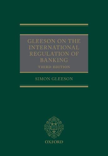 Book Gleeson on the International Regulation of Banking free