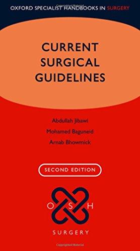 Book Current Surgical Guidelines (Oxford Specialist Handbooks in Surgery) free