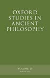 Book Oxford Studies in Ancient Philosophy, Volume 51 free