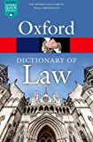 Book A Dictionary of Law (Oxford Quick Reference) free