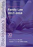Book Blackstone's Statutes on Family Law 2017-2018 (Blackstone's Statute Series) free