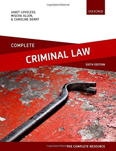 Book Complete Criminal Law: Text, Cases, and Materials free