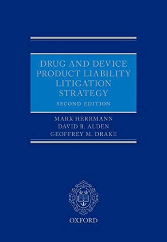 Book Drug and Device Product Liability Litigation Strategy free