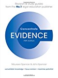 Book Evidence Concentrate: Law Revision and Study Guide free
