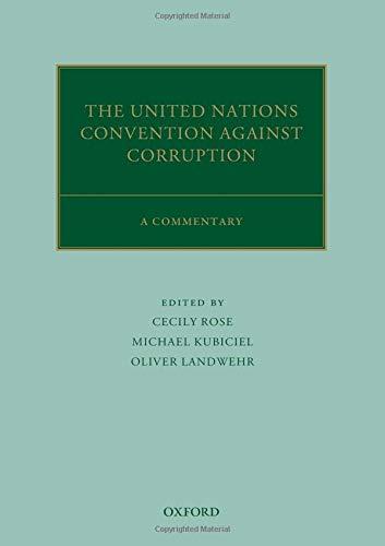 Book The United Nations Convention Against Corruption: A Commentary (Oxford Commentaries on International Law) free