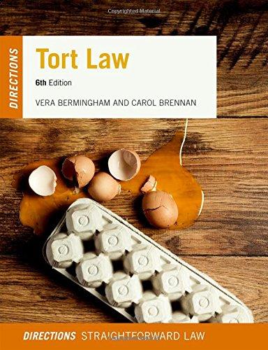 Book Tort Law Directions free