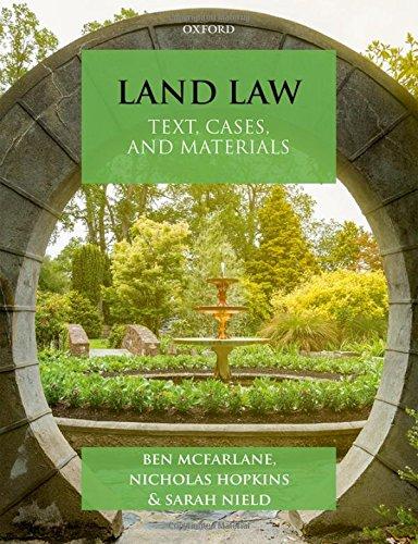 Book Land Law: Text, Cases & Materials (Text, Cases, and Materials) free