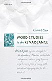 Book Word Studies in the Renaissance free