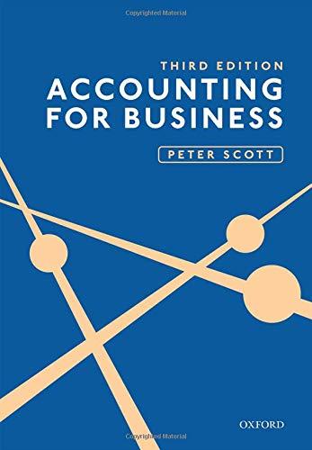 Book ACCOUNTING FOR BUSINESS 3E free