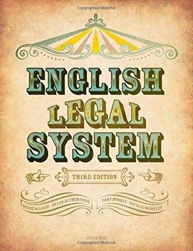 Book English Legal System free