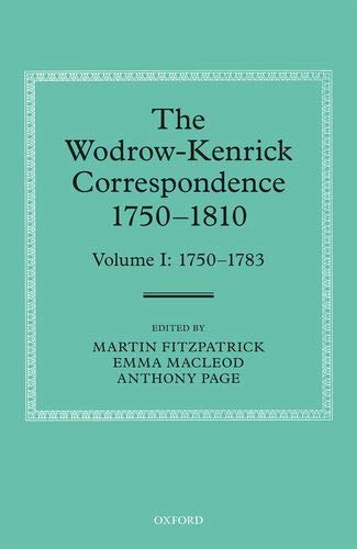 Book The Wodrow-Kenrick Correspondence 1750-1810, Volume I free