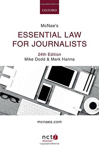 Book McNae's Essential Law for Journalists free