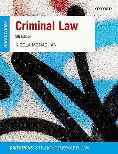 Book Criminal Law Directions free
