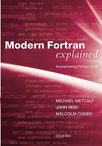 Book Modern Fortran Explained: Incorporating Fortran 2018 (Numerical Mathematics and Scientific Computation) free
