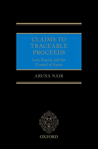 Book Claims to Traceable Proceeds: Law, Equity, and the Control of Assets free