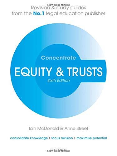 Book Equity & Trusts Concentrate: Law Revision and Study Guide free