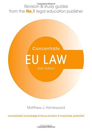 Book Eu Law Concentrate free