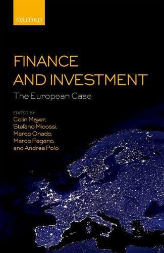 Book Finance and Investment: The European Case free