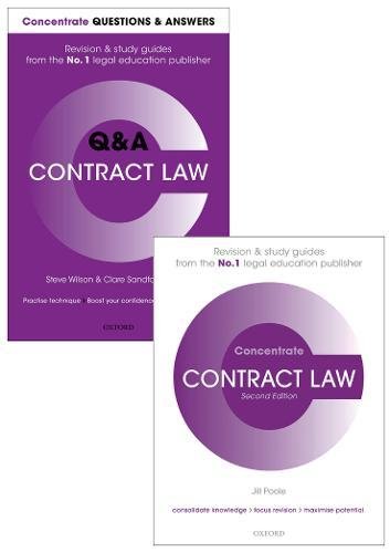 Book Contract Law Revision Pack: Law revision and study guide (Concentrate) free