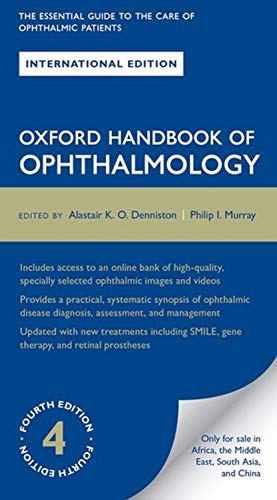 Book OXF HANDB OPHTHALMOLOGY 4E OXHMED:M XE P [Paperback] DENNISTON, MURRAY free