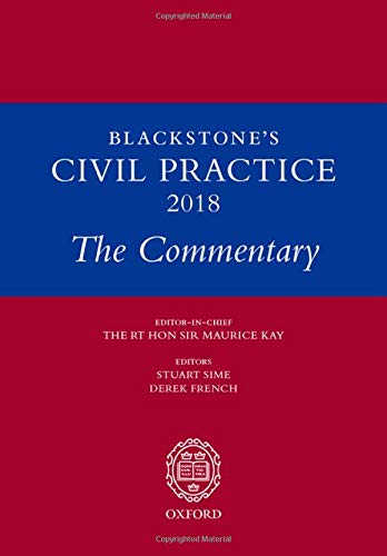 Book Blackstone's Civil Practice 2018 free