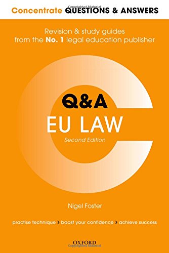 Book Concentrate Q&A EU Law 2e: Law Revision and Study Guide (Concentrate Questions & Answers) free