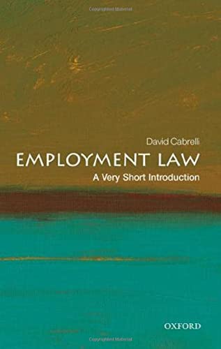 Book Employment Law: A Very Short Introduction (Very Short Introductions) free