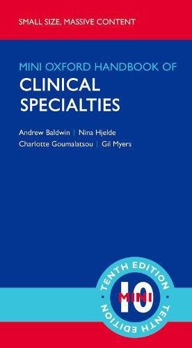 Book Oxford Handbook of Clinical Specialties - Mini Edition (Oxford Medical Handbooks) free
