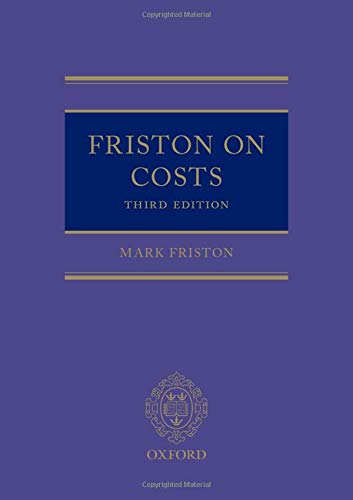 Book Friston on Costs free