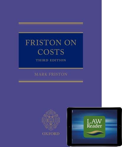 Book Friston on Costs free
