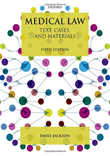 Book Medical Law: Text, Cases, and Materials free