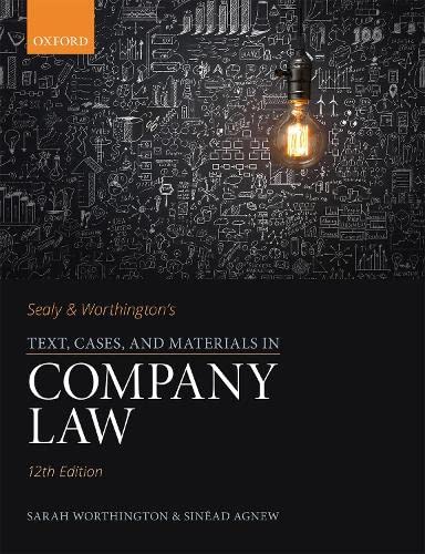 Book Sealy & Worthington's Text, Cases, and Materials in Company Law free