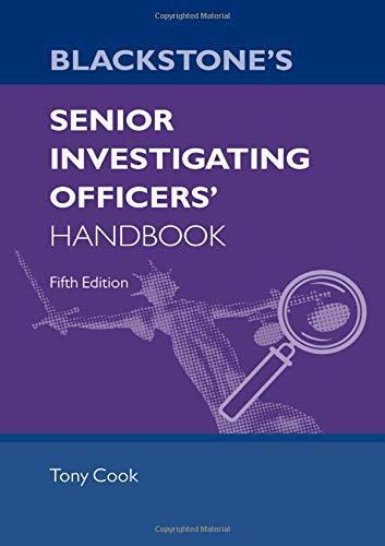 Book Blackstone's Senior Investigating Officers' Handbook Fifth Edition free