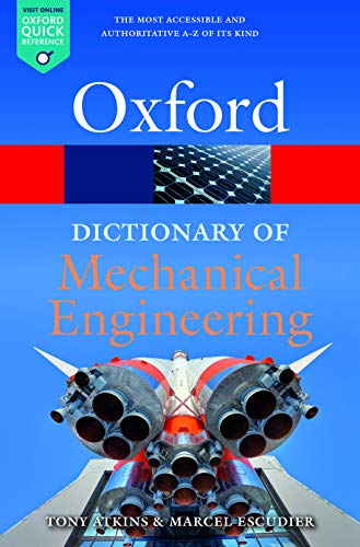 Book A Dictionary of Mechanical Engineering (Oxford Quick Reference) free