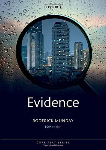 Book Evidence (Core Texts Series) free