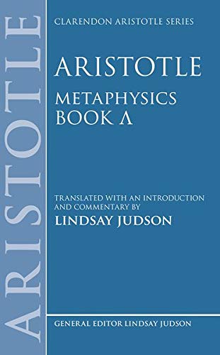 Book Aristotle, Metaphysics Lambda (Clarendon Aristotle Series) free
