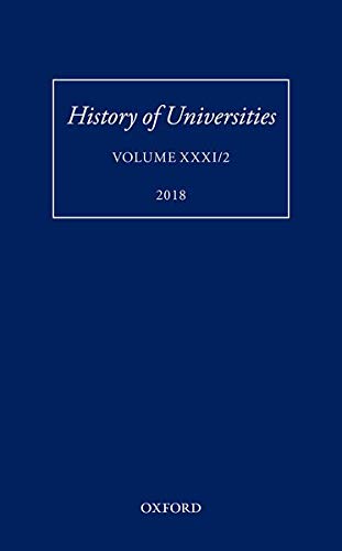 Book History of Universities: Volume XXXI / 2 (History of Universities Series) free