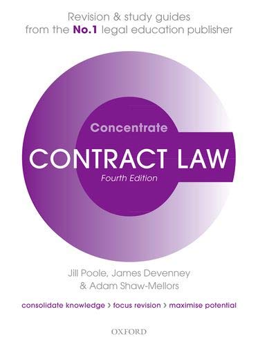 Book Contract Law Concentrate: Law Revision and Study Guide free