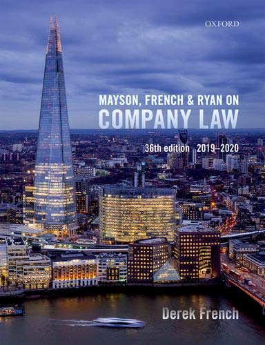 Book Mayson, French & Ryan on Company Law free