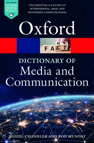 Book A Dictionary of Media and Communication (Oxford Quick Reference) free