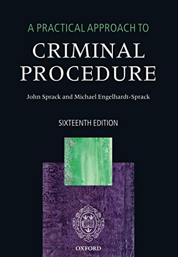 Book A PRACTICAL APPROACH TO CRIMINAL PROCEDURE free