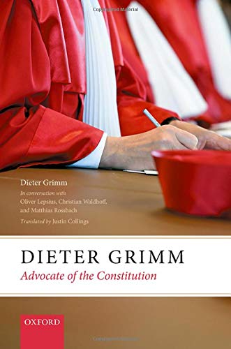 Book Dieter Grimm: Advocate of the Constitution free
