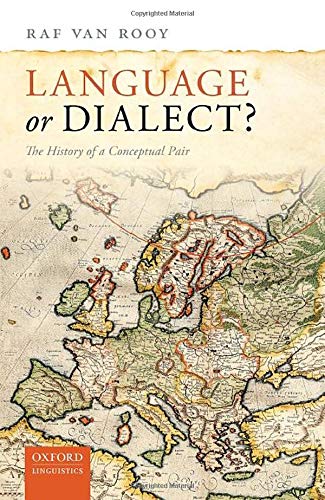 Book Language or Dialect?: The History of a Conceptual Pair free