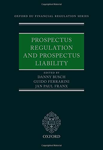 Book Prospectus Regulation and Prospectus Liability (Oxford EU Financial Regulation) free