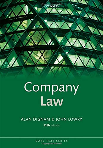 Book Company Law (Core Texts Series) free